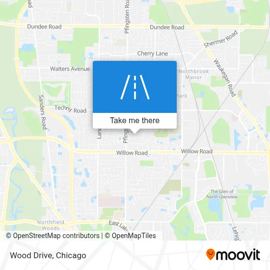 Wood Drive map