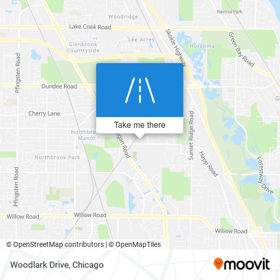 Mapa de Woodlark Drive