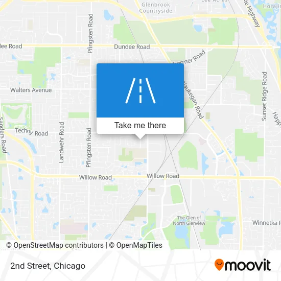 2nd Street map