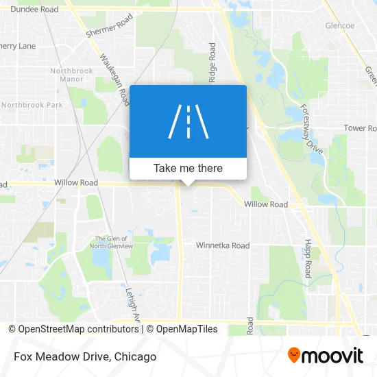 Fox Meadow Drive map