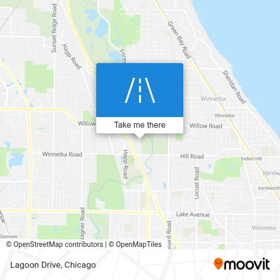 Lagoon Drive map