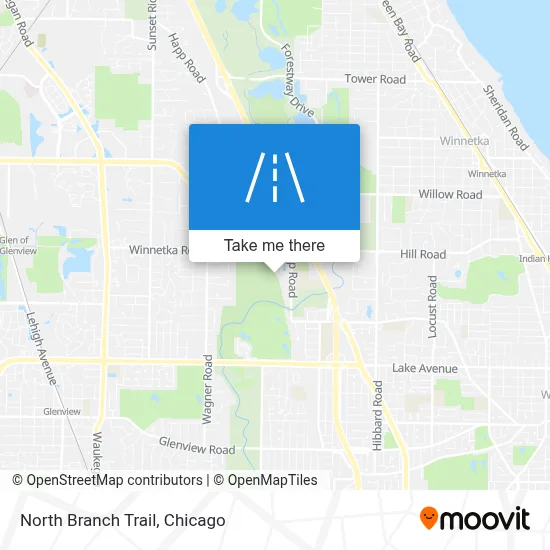 North Branch Trail map