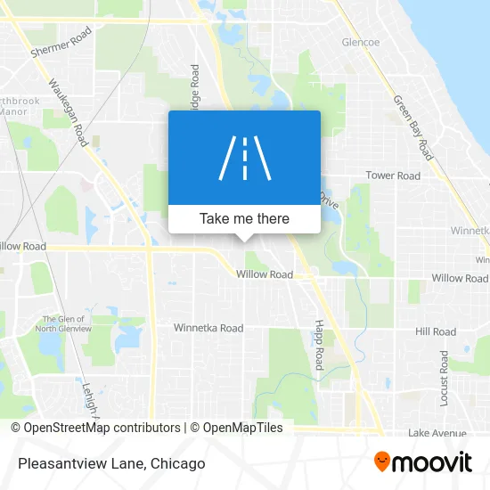 Pleasantview Lane map