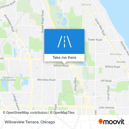 Willowview Terrace map