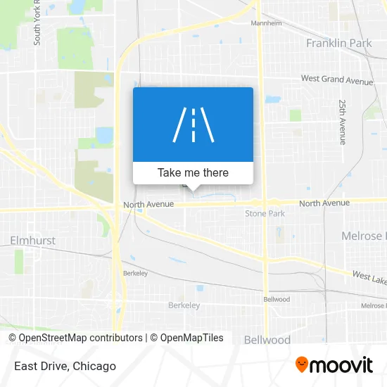 East Drive map