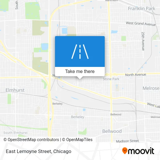 East Lemoyne Street map