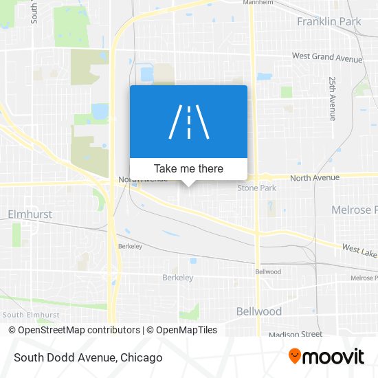 South Dodd Avenue map