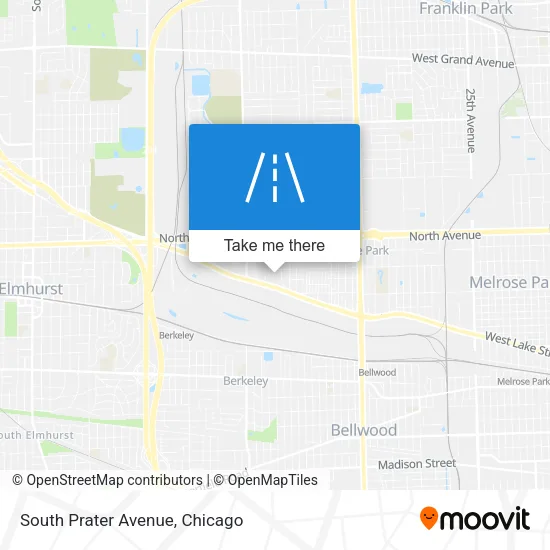 South Prater Avenue map