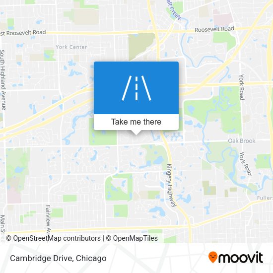 Mapa de Cambridge Drive