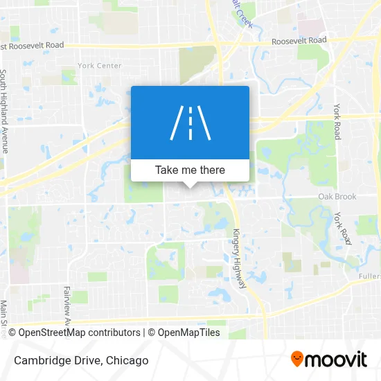 Cambridge Drive map