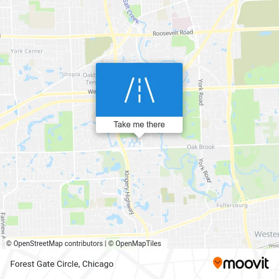 Forest Gate Circle map