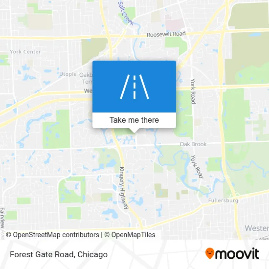 Forest Gate Road map