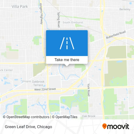 Green Leaf Drive map