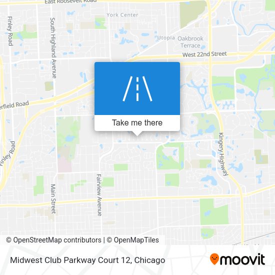 Midwest Club Parkway Court 12 map