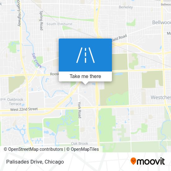 Mapa de Palisades Drive