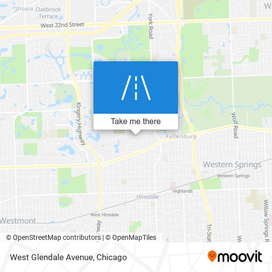 West Glendale Avenue map