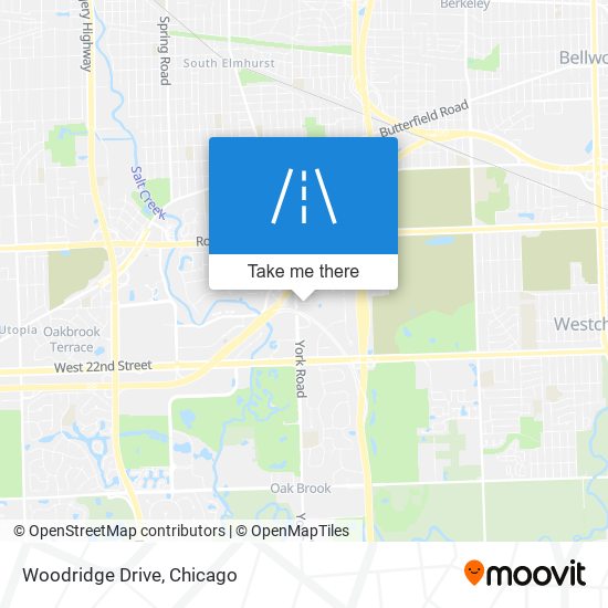 Woodridge Drive map