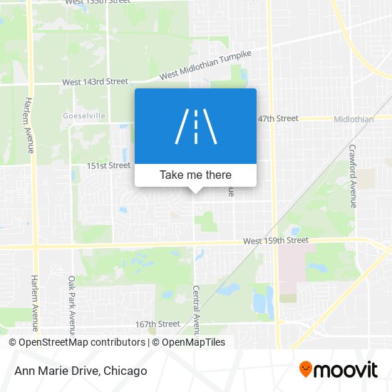 Ann Marie Drive map