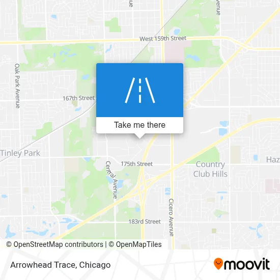 Arrowhead Trace map