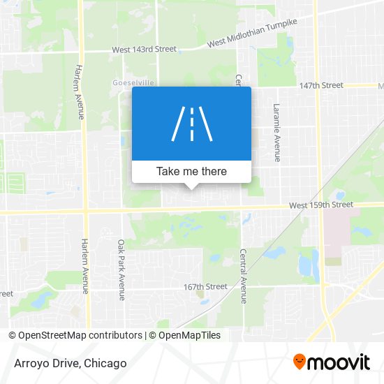 Arroyo Drive map