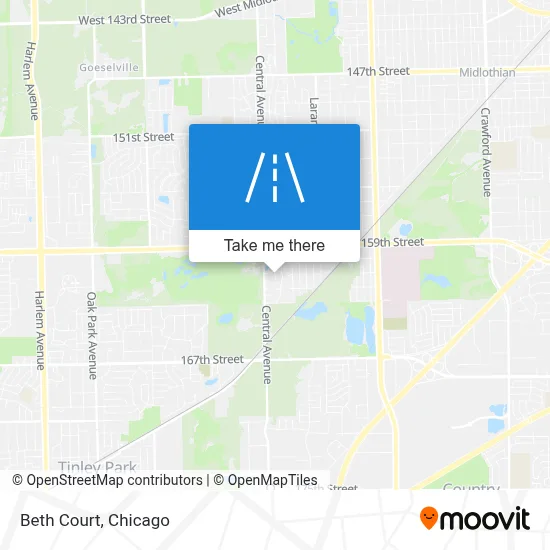 Beth Court map