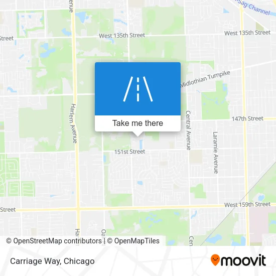 Carriage Way map