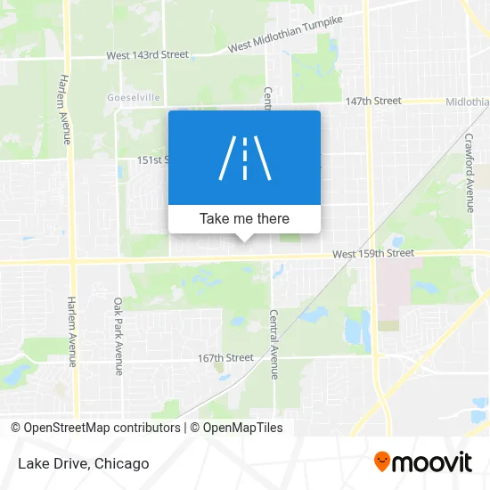 Lake Drive map