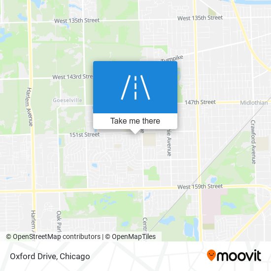 Oxford Drive map