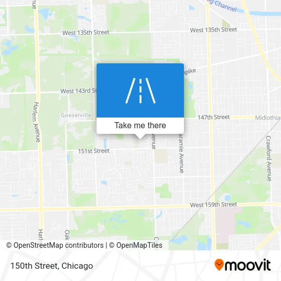 150th Street map