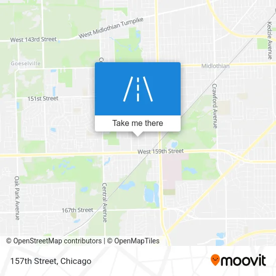 157th Street map
