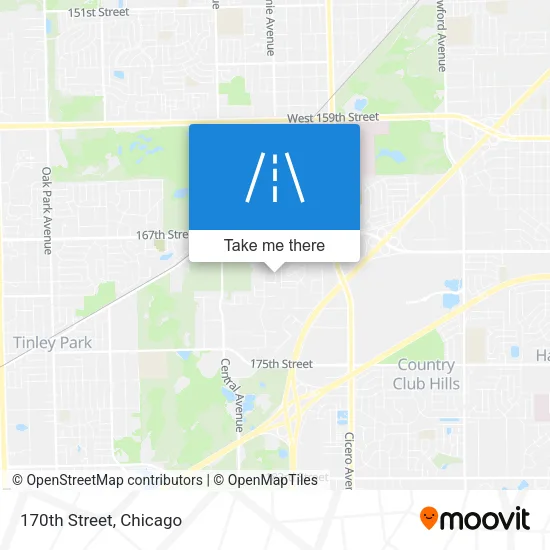 170th Street map