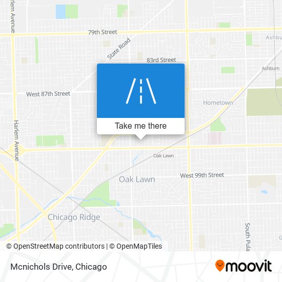 Mcnichols Drive map