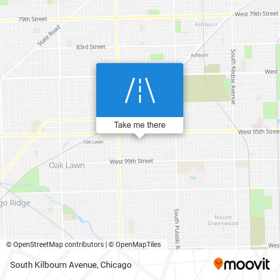 Mapa de South Kilbourn Avenue