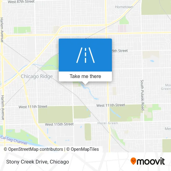 Mapa de Stony Creek Drive