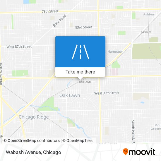 Wabash Avenue map