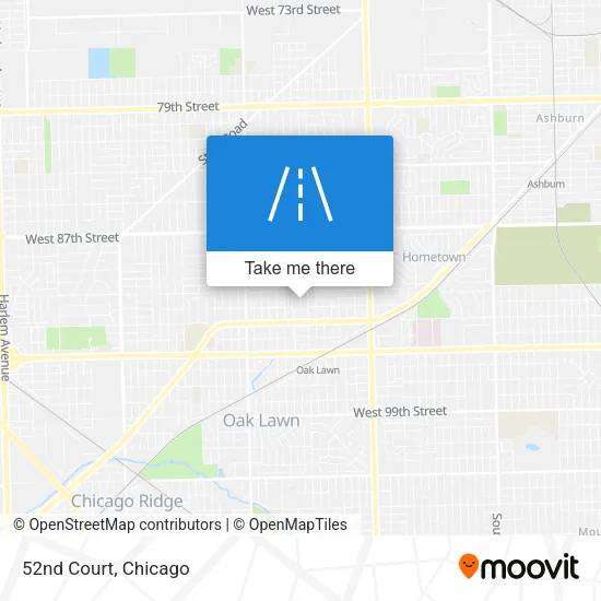 52nd Court map