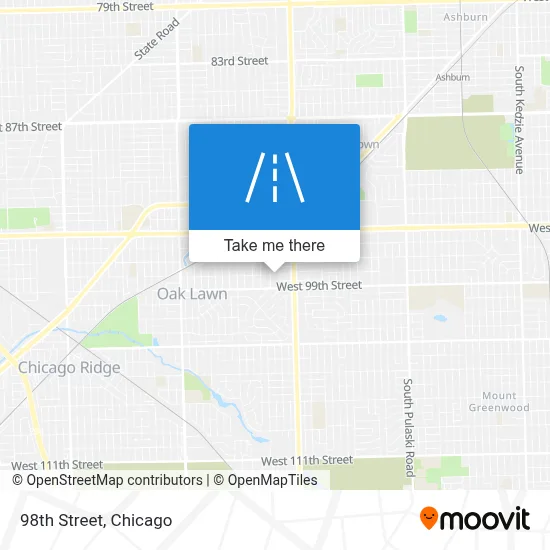 98th Street map