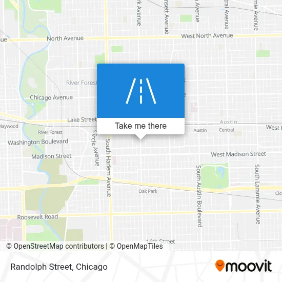 Randolph Street map