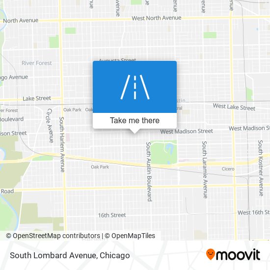 Mapa de South Lombard Avenue