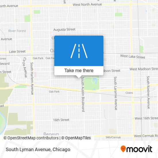 South Lyman Avenue map