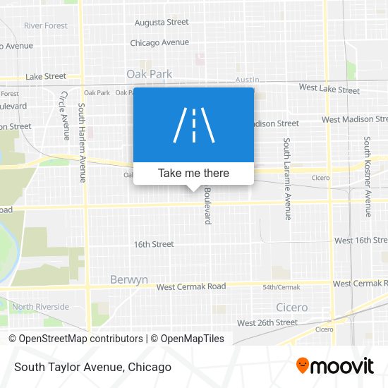 Mapa de South Taylor Avenue
