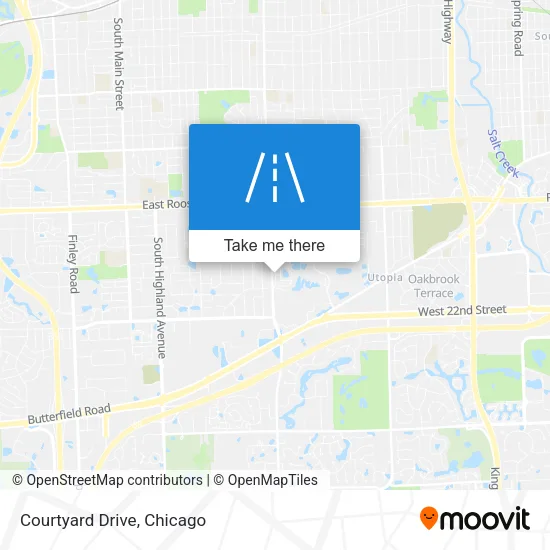 Courtyard Drive map