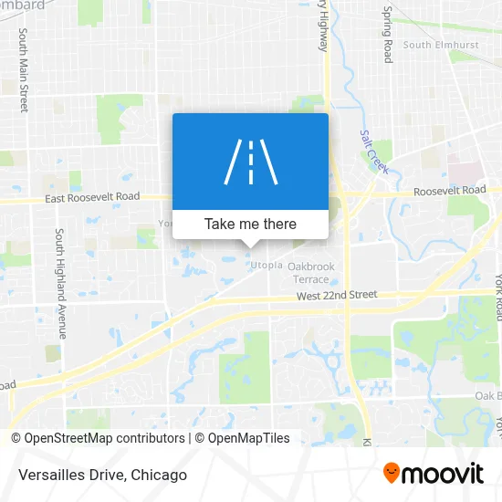 Versailles Drive map