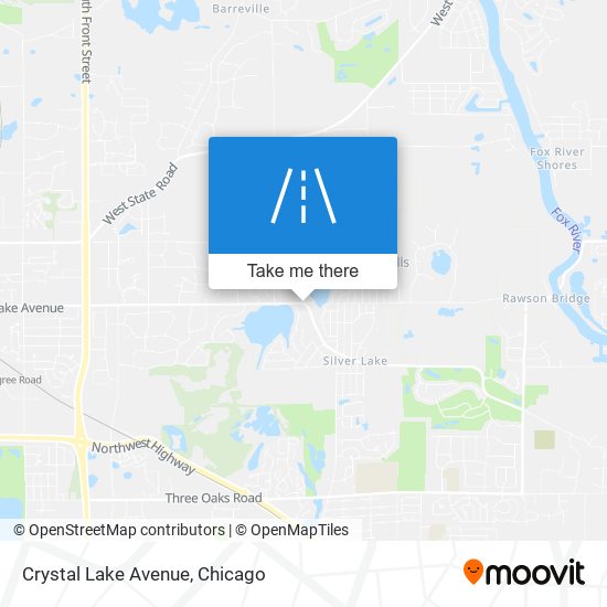 Mapa de Crystal Lake Avenue