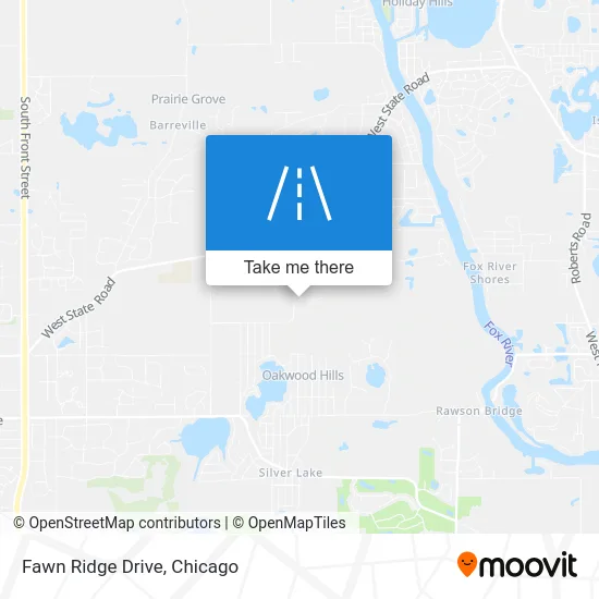 Fawn Ridge Drive map