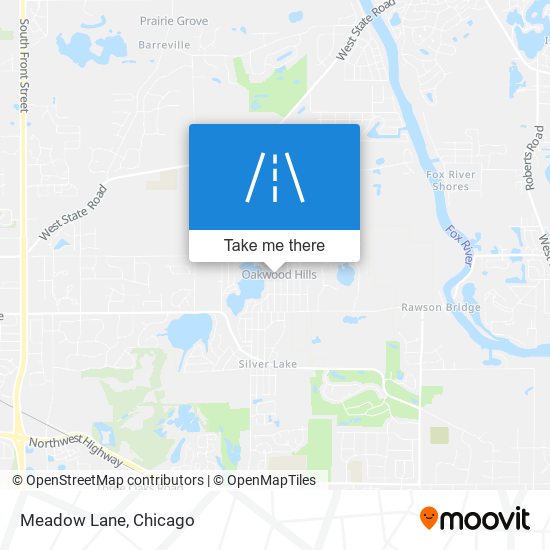 Meadow Lane map