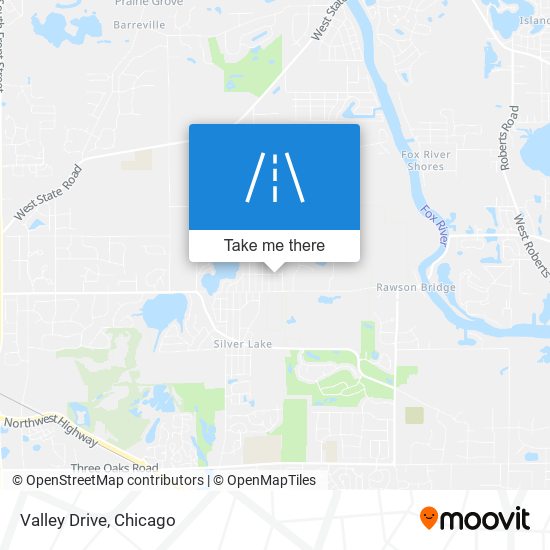 Valley Drive map