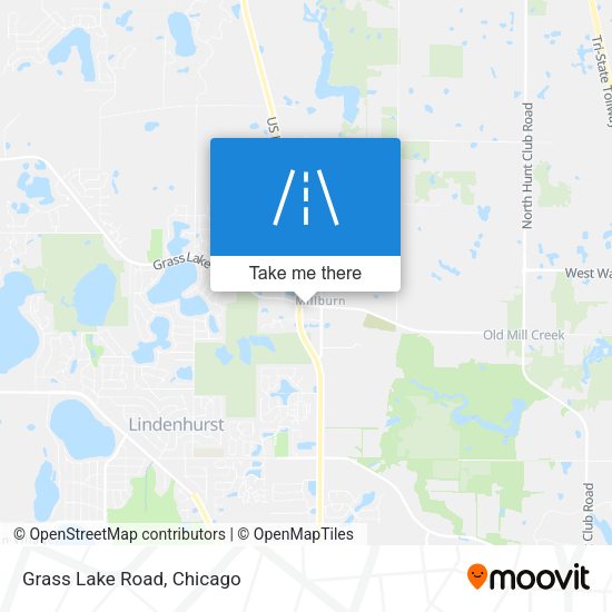 Mapa de Grass Lake Road