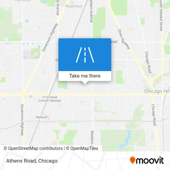 Athens Road map