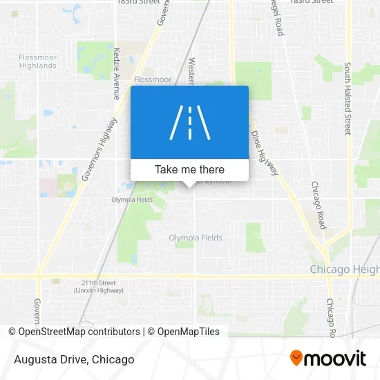 Augusta Drive map